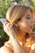 HULA SHADE EARRING SILVER